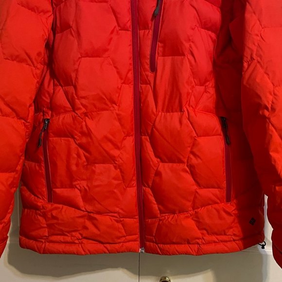 Columbia Hooded Red 700 Down Fill Jacket - Large - Picture 6 of 16